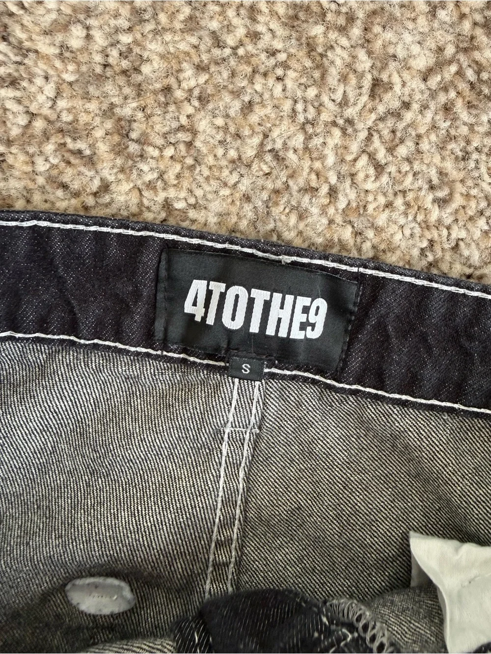 Workwear-Inspired Black Cargo Pants
